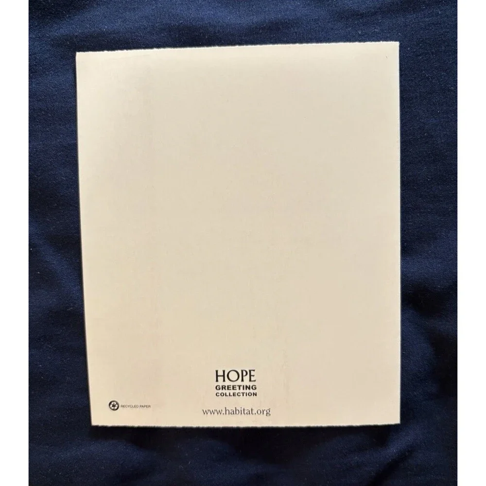 Thank You Card with White Envelope | Flower design by Habitat